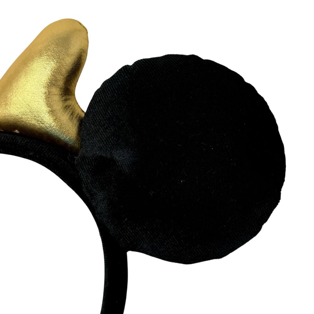 Disney Parks Sorcerer Moon & Stars Minnie Mouse Ears Headband Jewel Gold Bow - Picture 8 of 13